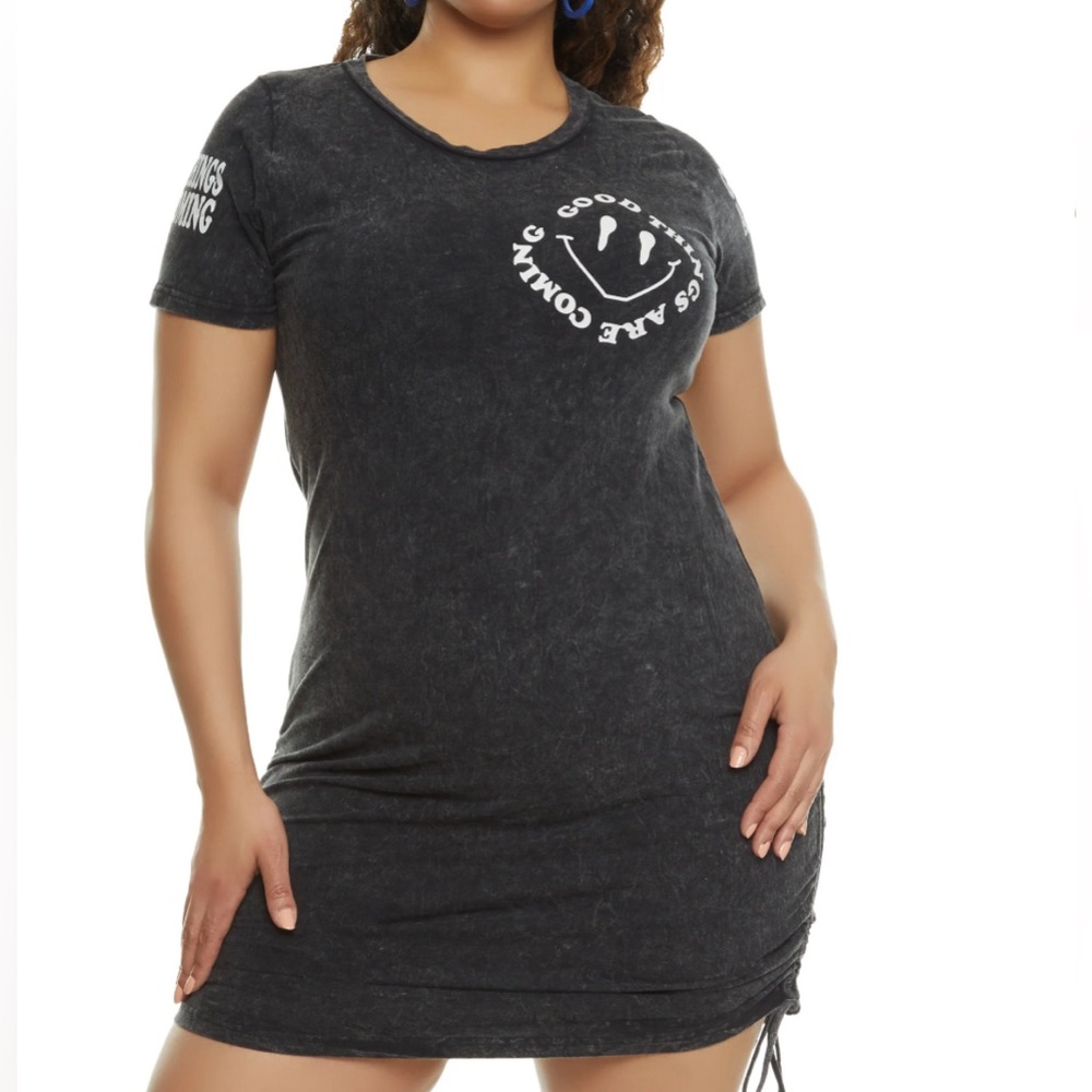 T-Shirt Dress | Women’s Size M | NEW |Good Things Are Coming Back Graphic